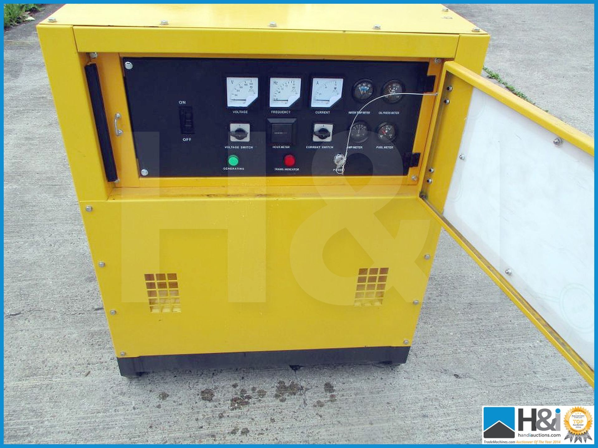 Brand new, unused Kawakenki KK-60KvA diesel generator. No oil or water and ready for transportation. - Bild 3 aus 5