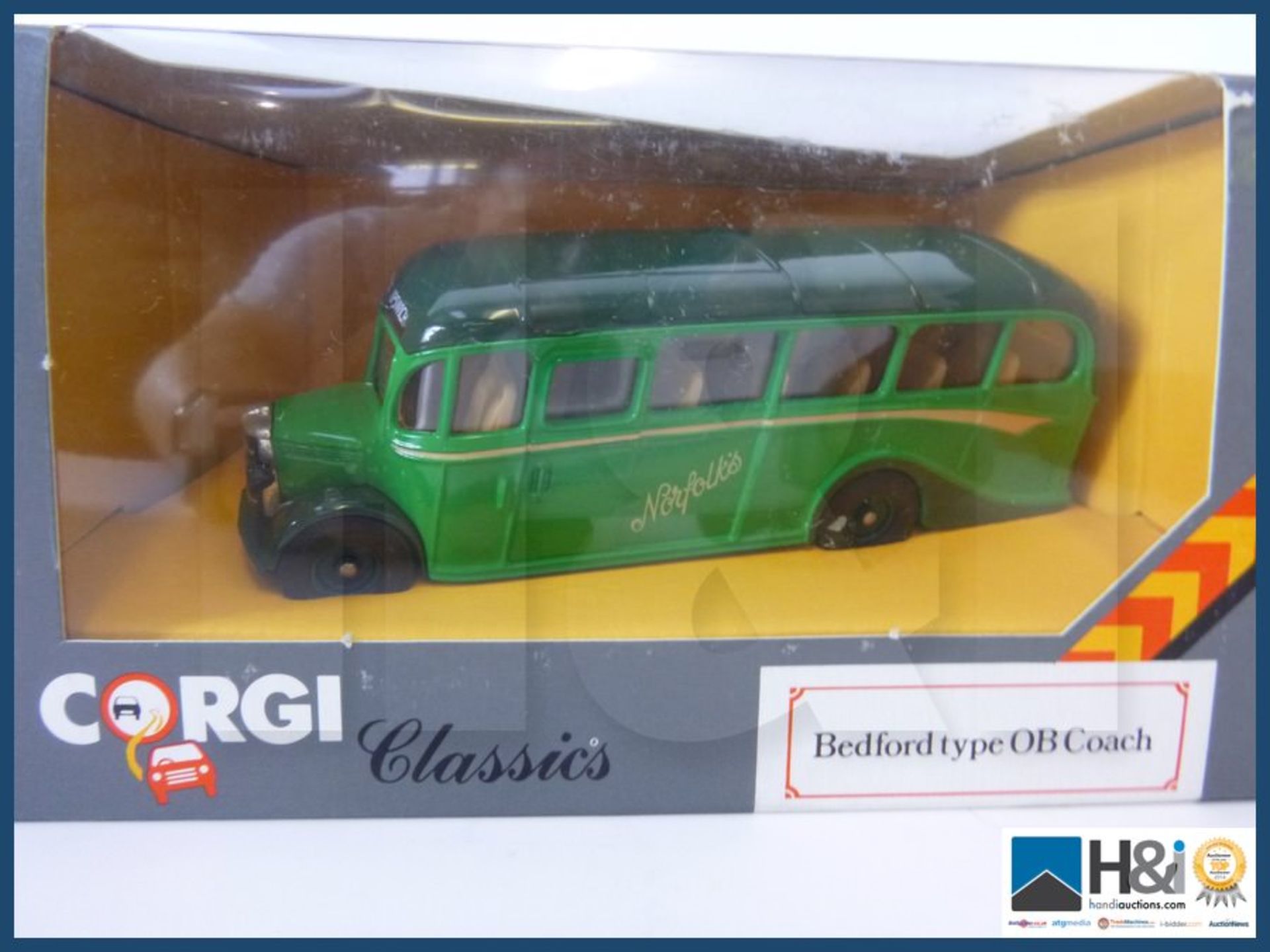 X6 Corgi Bedford type OB Coaches - Image 4 of 7