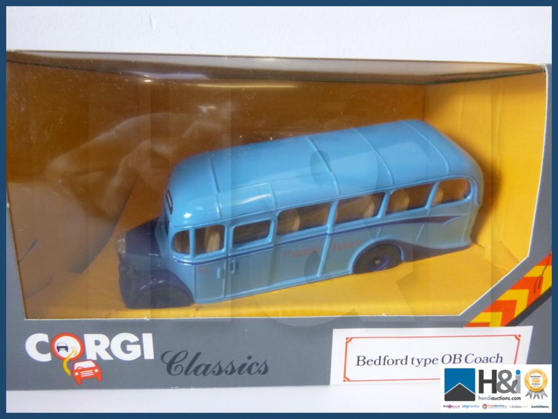 X6 Corgi Bedford type OB Coaches - Image 6 of 7