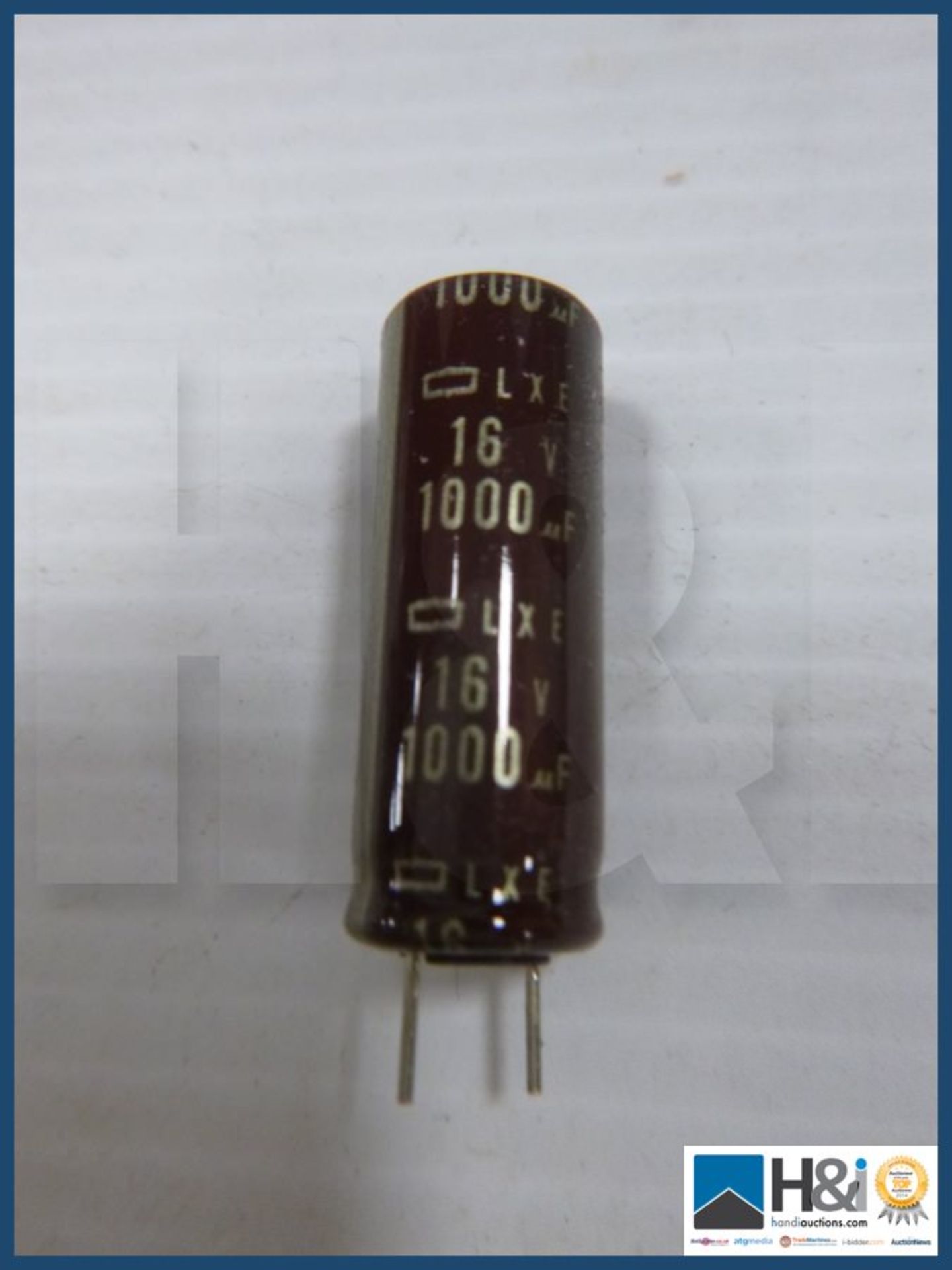 X 750 pcs 1000uf 16v radial electrolytic capacitors 10mm diameter. - Image 2 of 2