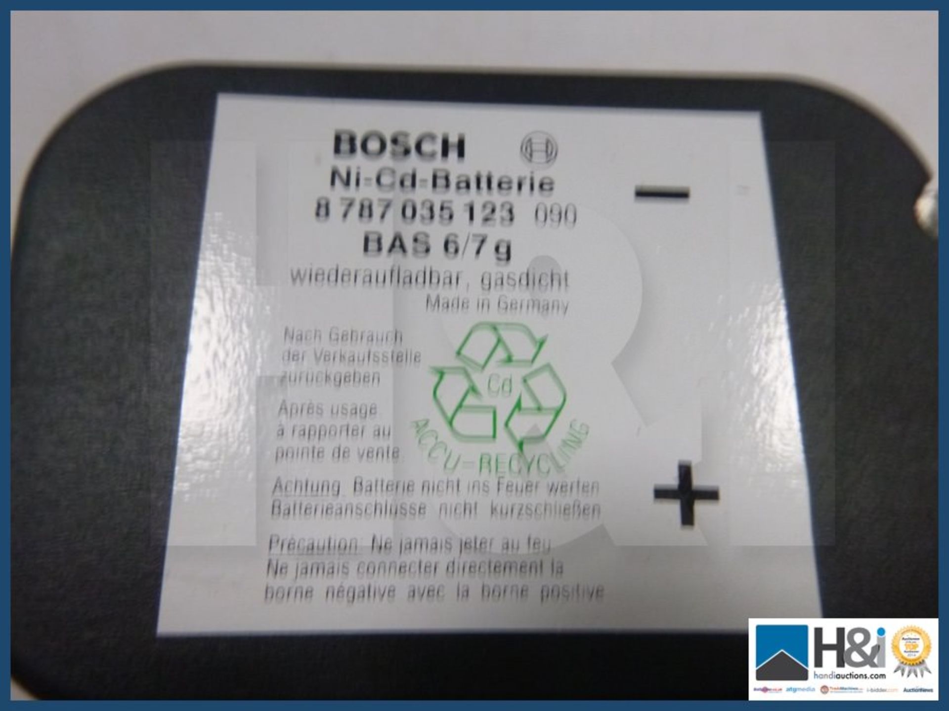 X 5 pcs Varta/Bosch 6v ni-cad battery packs - Image 2 of 3