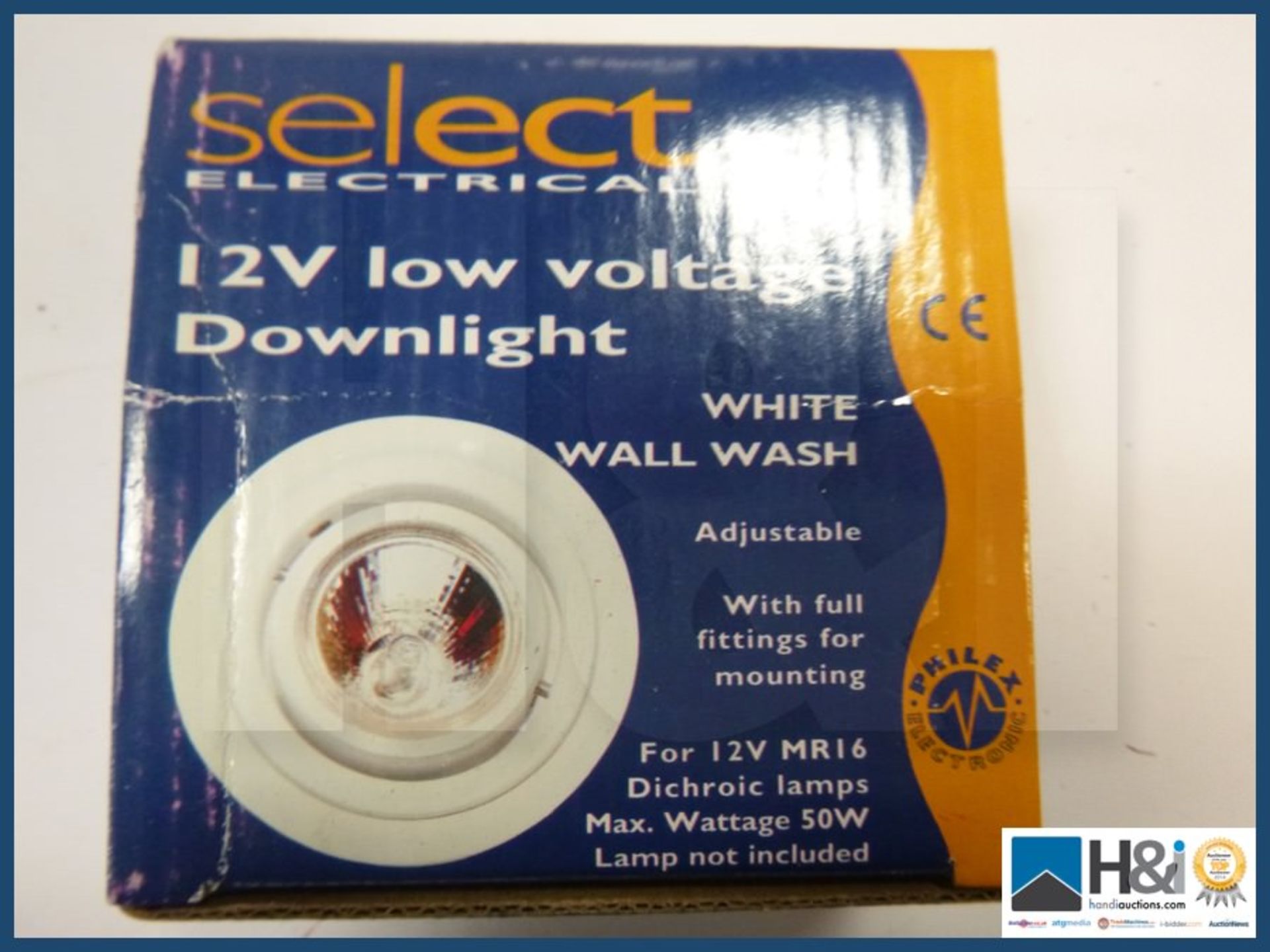 X10 12Volt Low voltageDownlight Adjustable in white. - Image 2 of 3