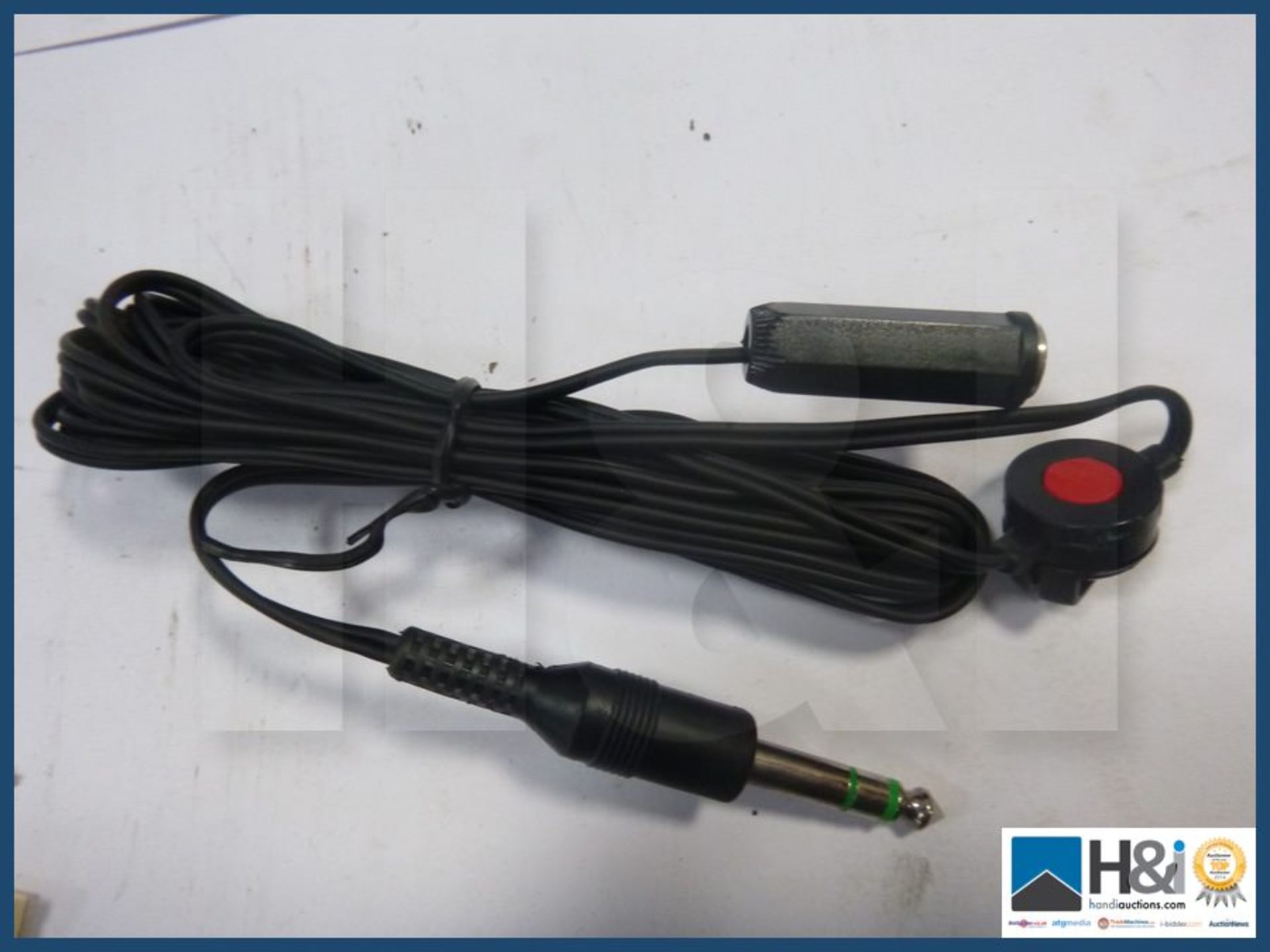 X50 6.4 Stereo jack plug 3.5 mm Stereo socket headphone lead with talk switch. - Image 3 of 3