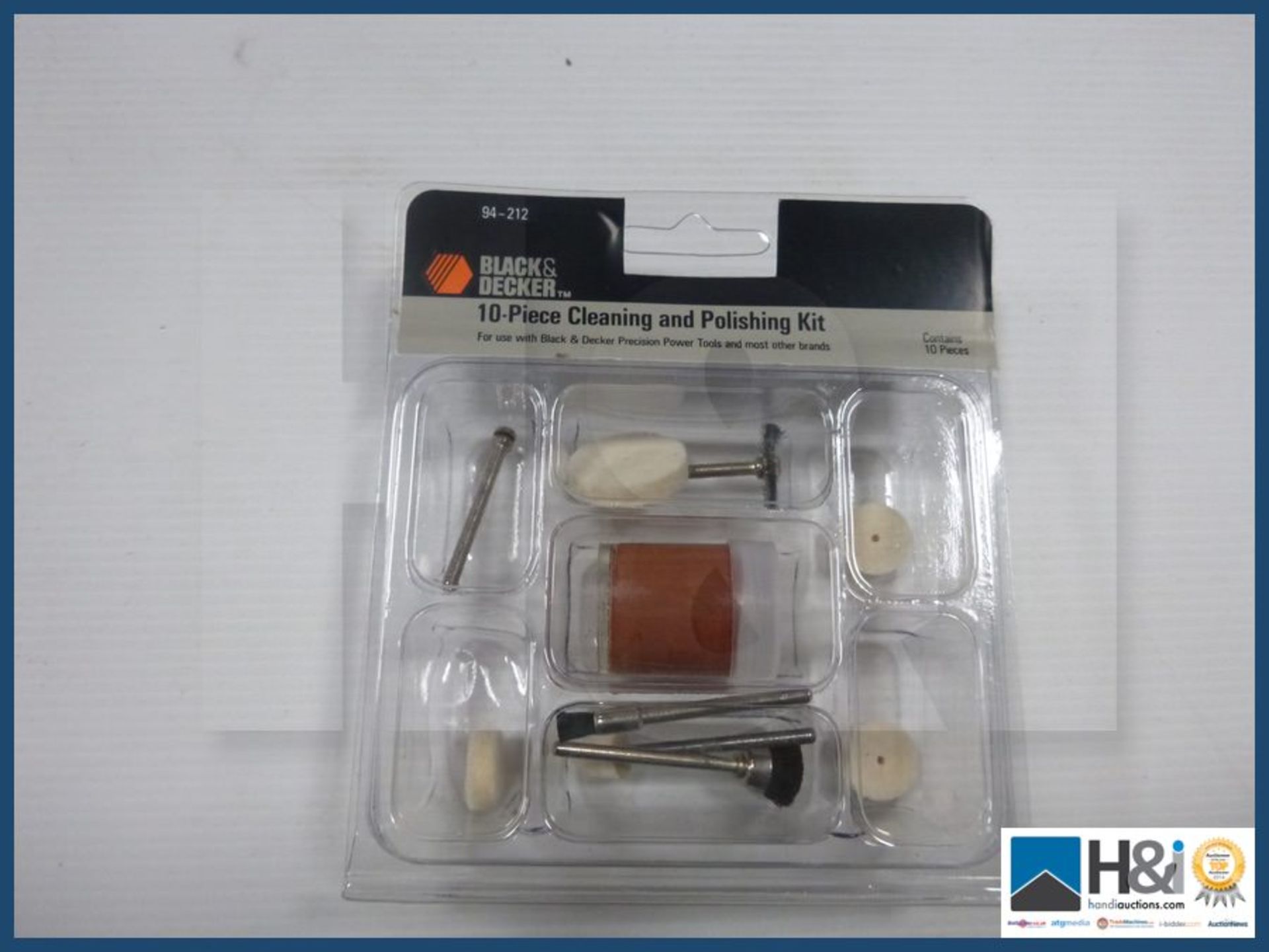 X 10 pcs black and decker precision tool accessories value pack. - Image 2 of 2