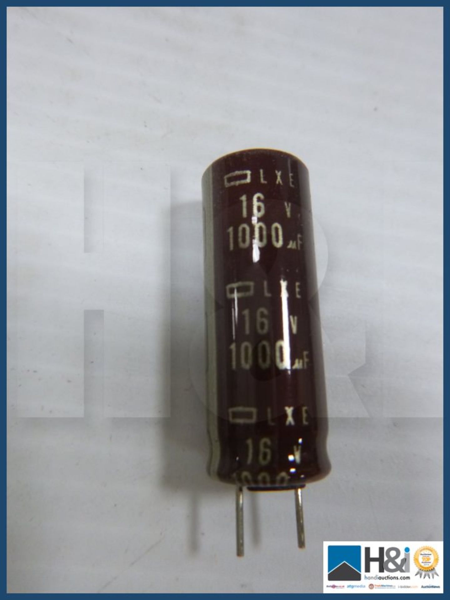 X 750 pcs 1000uf 16v radial electrolytic capacitors 10mm diameter. - Image 2 of 2