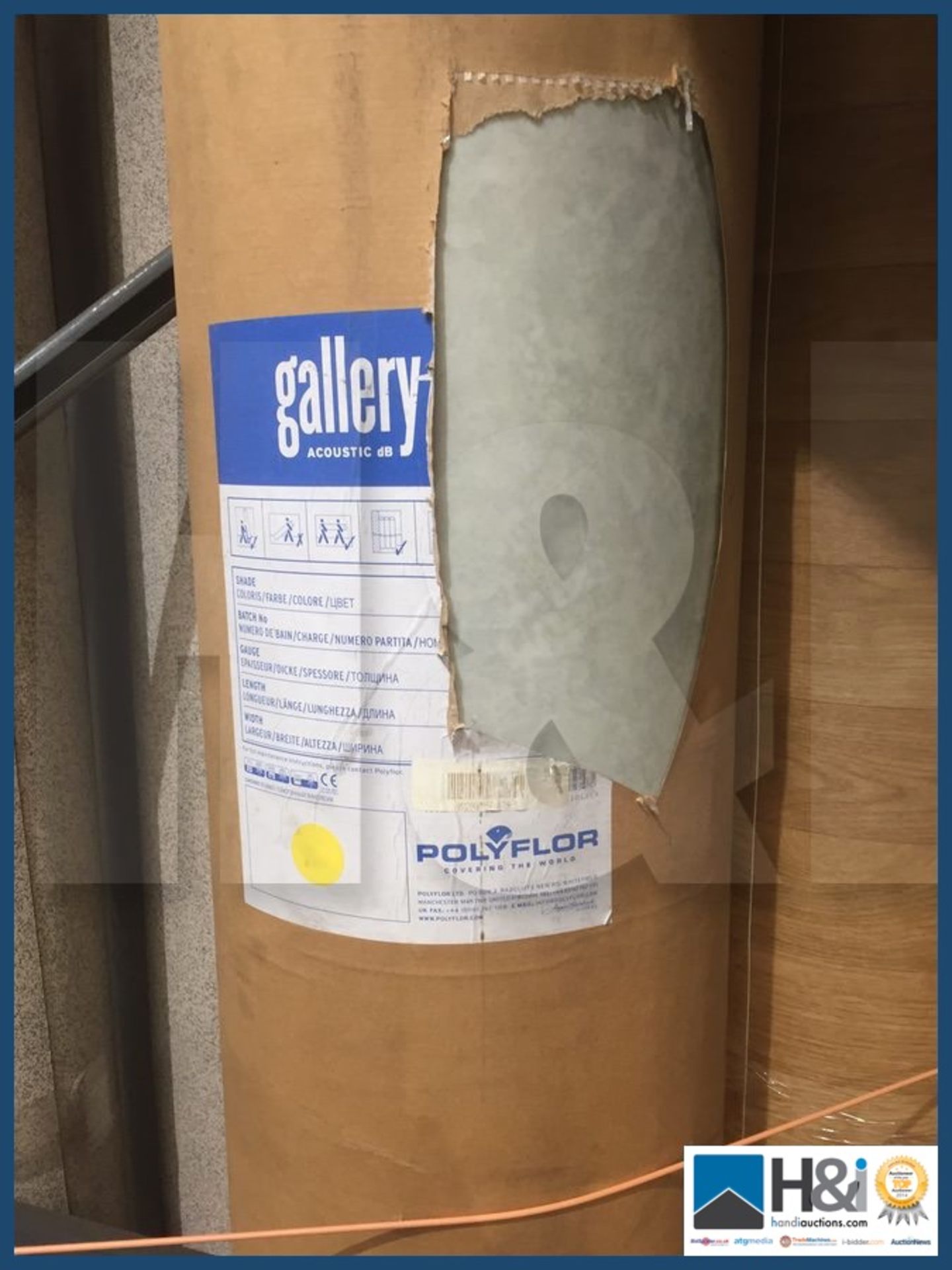 Polyflor Gallery FX colour 6715. 20x2m total 40m2 per roll. RRP GBP 1,200 per roll.