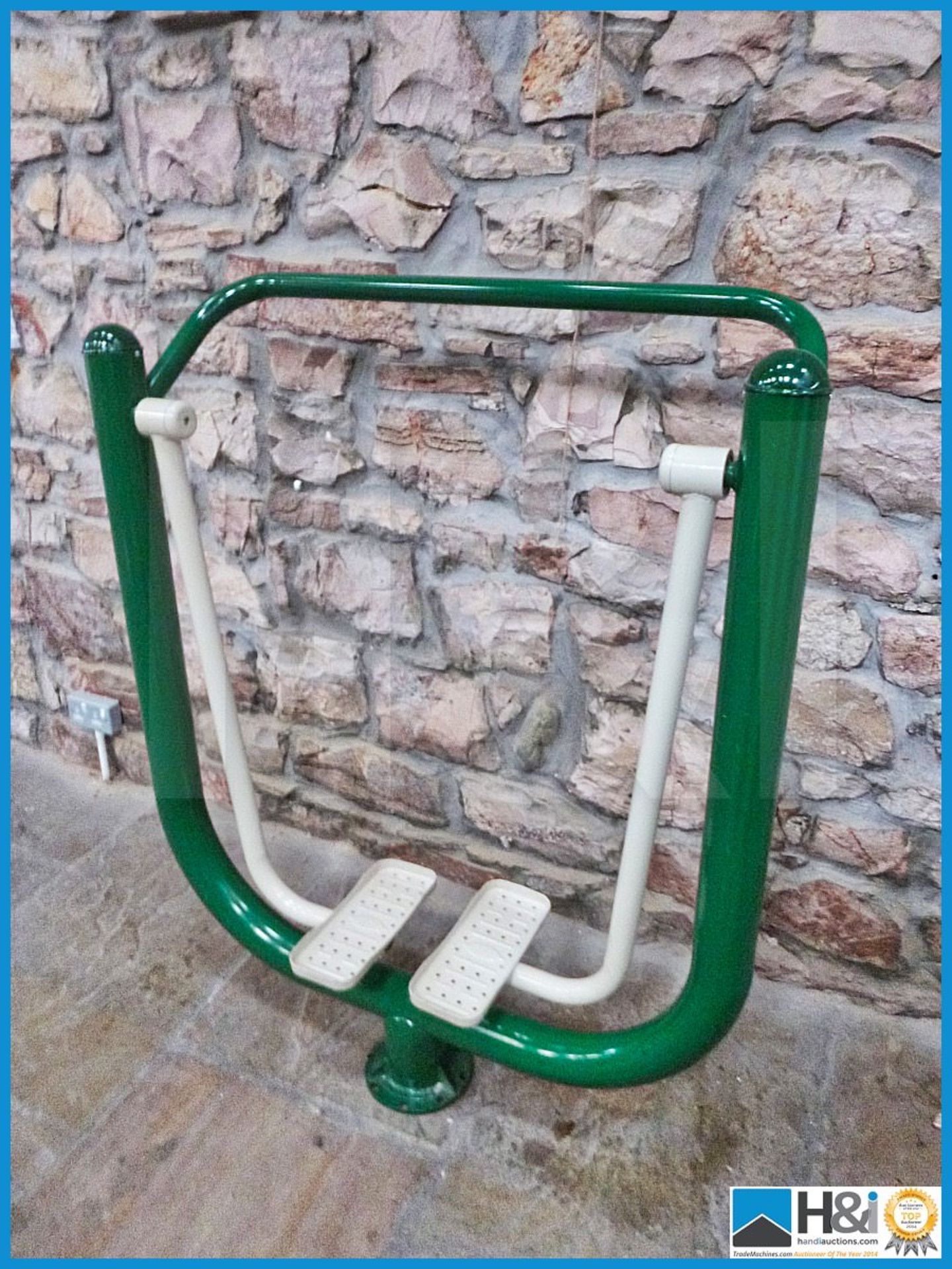 Outdoor fitness equipment space walker . Solid metal construction new and unused RRP over 1950 GBP. - Image 6 of 6