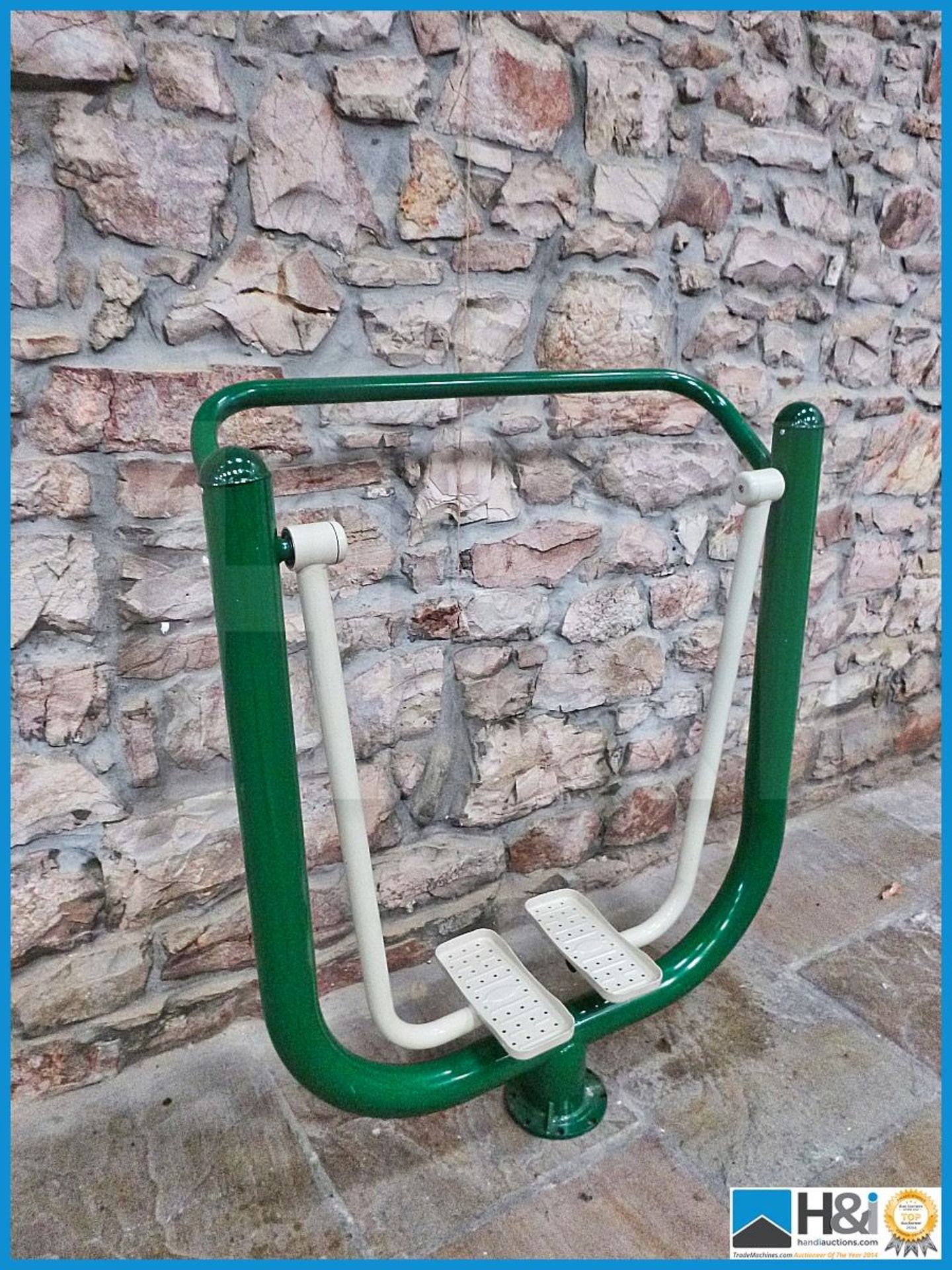 Outdoor fitness equipment space walker . Solid metal construction new and unused RRP over 1950 GBP. - Image 3 of 6