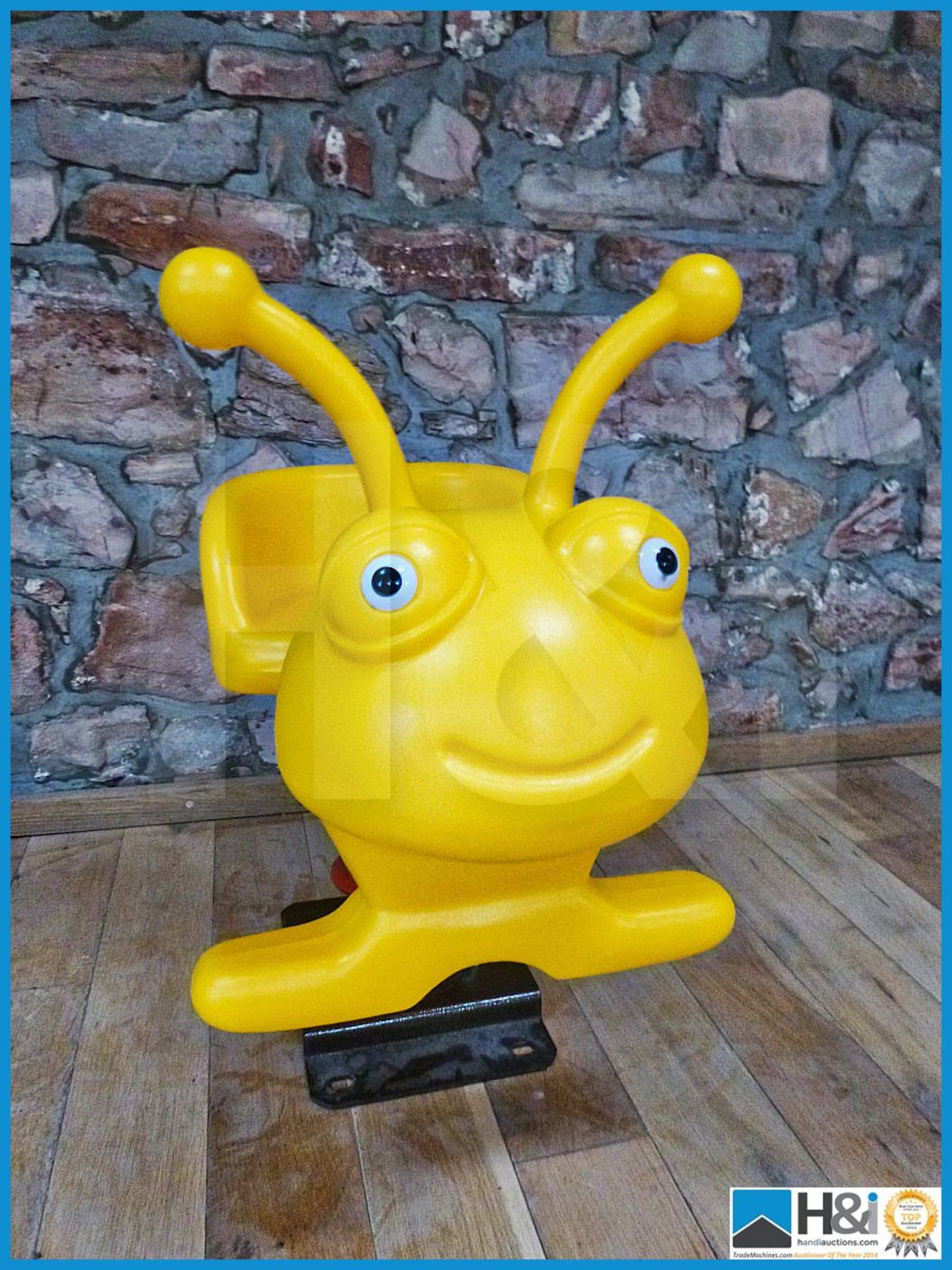 Bug outdoor children's playground spring toy solid metal and plastic construction new and unused. RR - Image 3 of 6