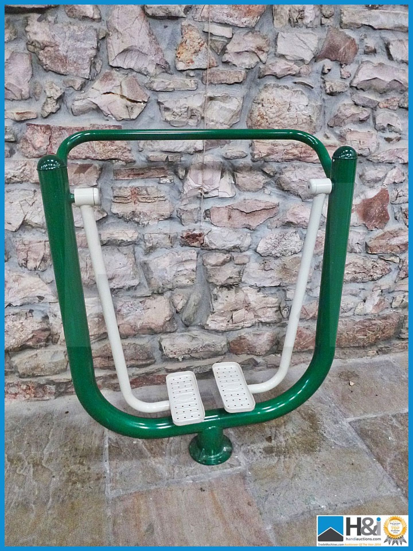 Outdoor fitness equipment space walker . Solid metal construction new and unused RRP over 1950 GBP. - Image 2 of 6