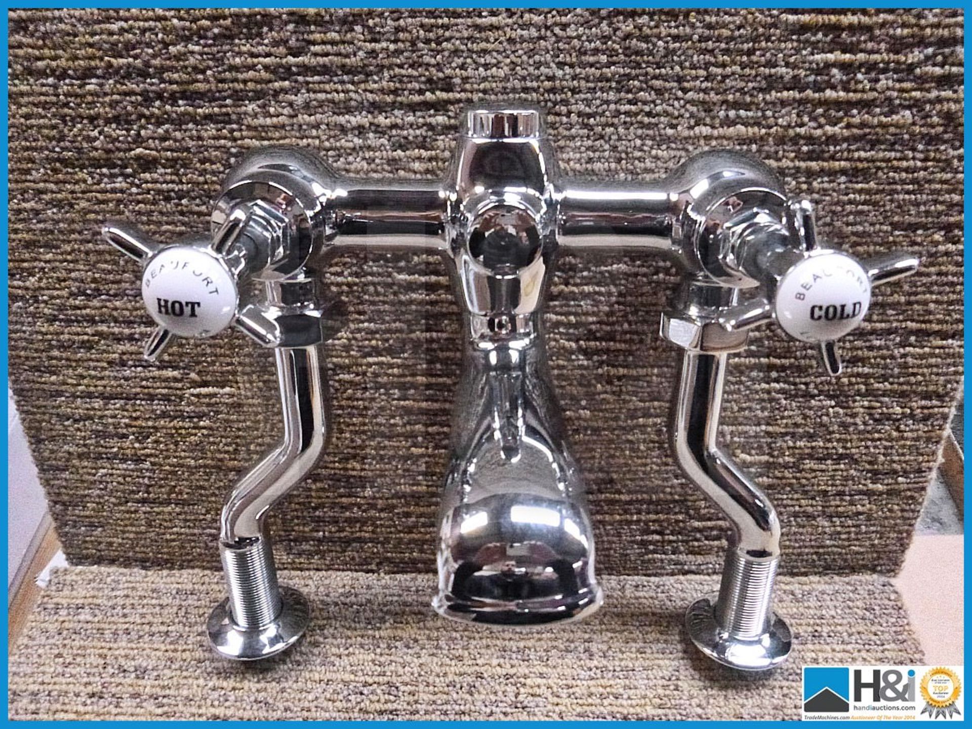 Beaufort traditional style bath filler in polished chrome finish RRP 299 GBP. - Image 2 of 4