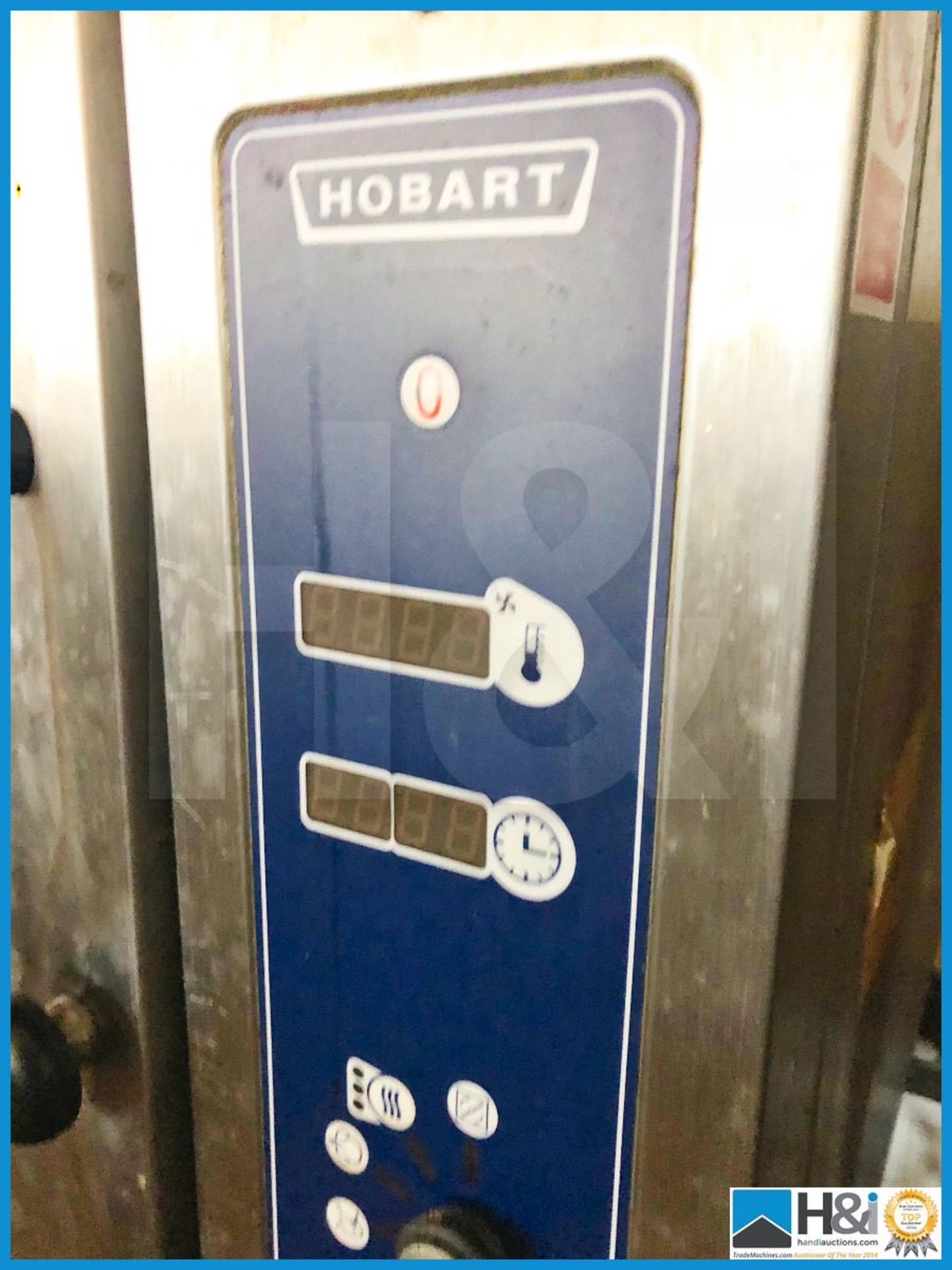 Hobart commercial oven stainless steel 3 phase on stainless steel rack stand. - Image 3 of 4