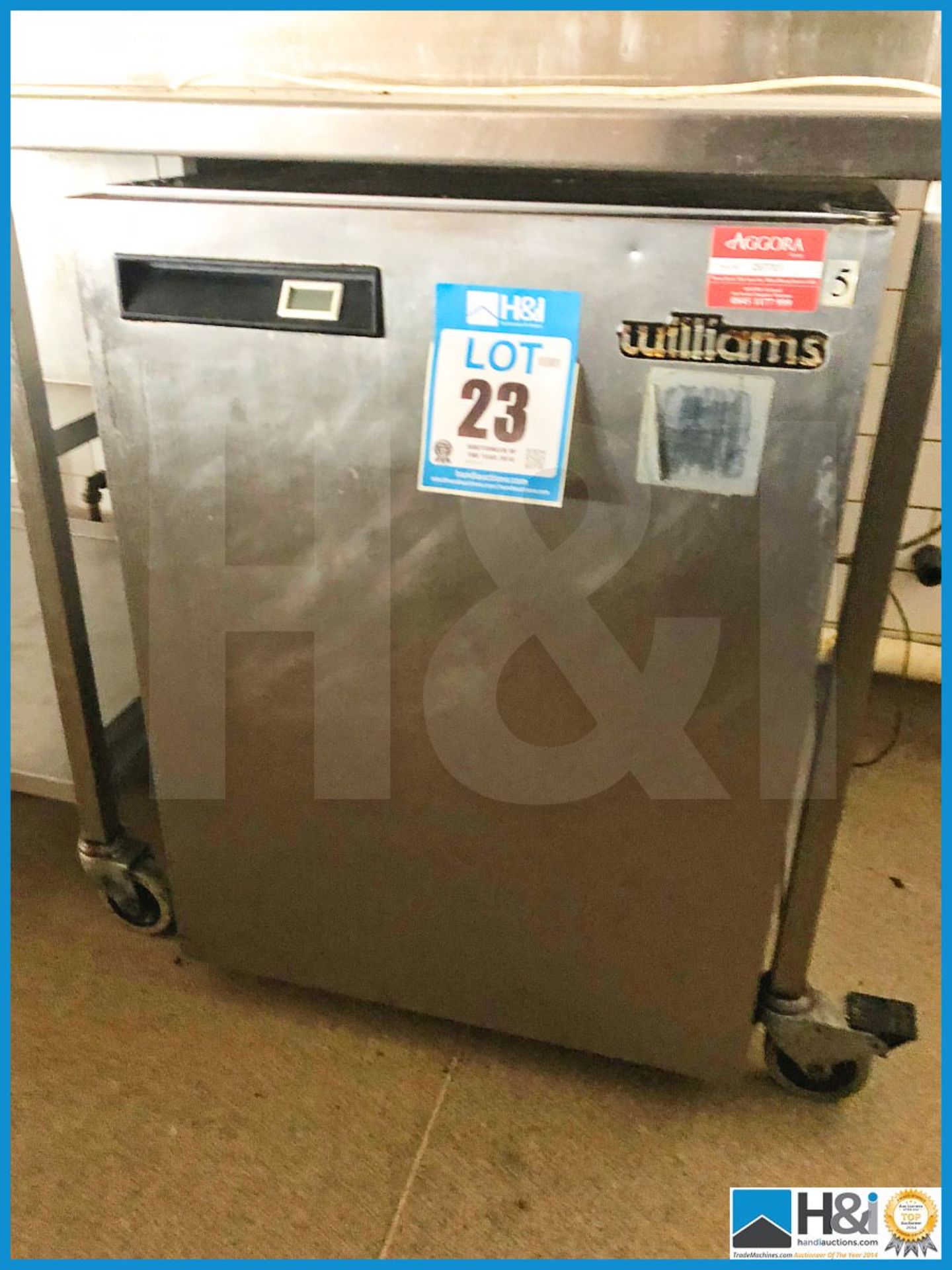 Williams stainless steel commercial fridge single phase.