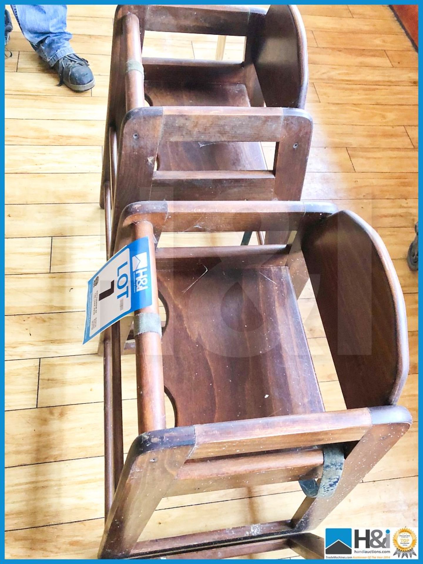 Three wooden highchairs. - Image 3 of 3