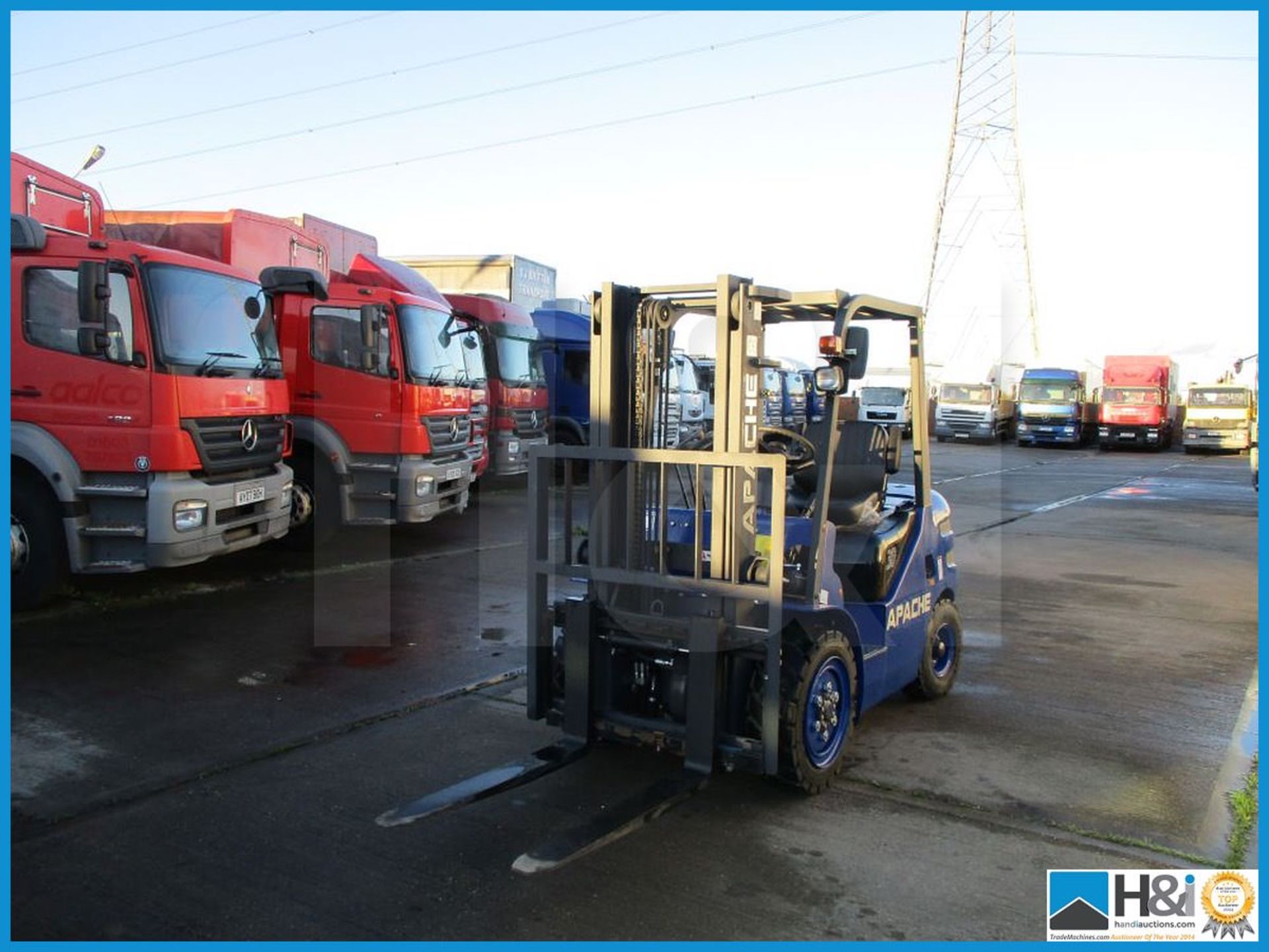 2018 Apache HH30Z-NI-D 3 Ton diesel forklift truck, 2 stage mast, automatic, side-shift - Image 18 of 19