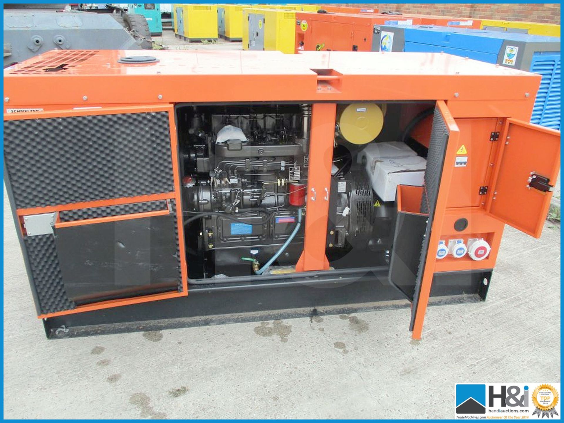 Brand new, unused Schmelzer 60KvA diesel generator. No oil or water and ready for transportation. Si - Image 4 of 4