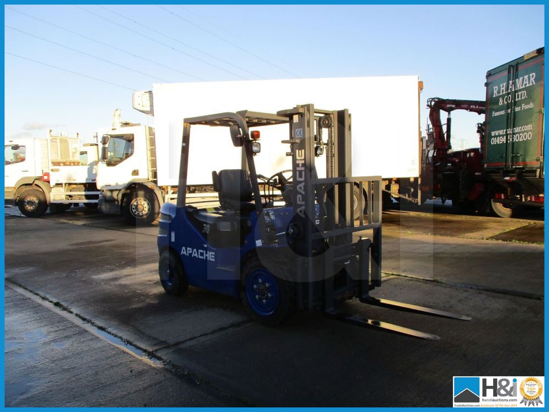 2018 Apache HH30Z-NI-D 3 Ton diesel forklift truck, 2 stage mast, automatic, side-shift - Image 19 of 19