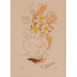 Georges Braque (18821963) d'après Bouquet lithographie signée dans la plaque signée et numérotée