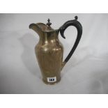 A silver lidded water jug - London 1895 - 9 1/4in. high