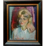 CORNU Pierre (1895-1996), Portrait présumé de la fille de l'artiste, Huile sur [...]