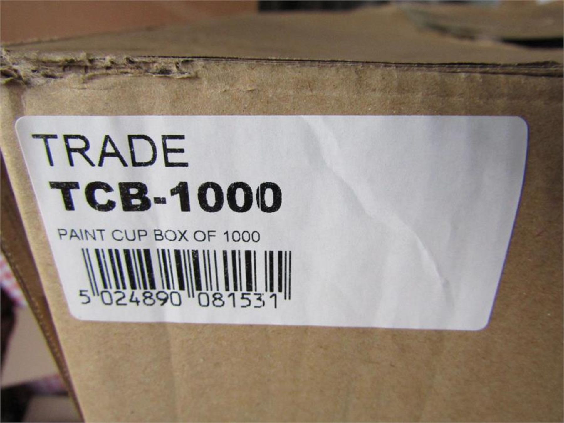 1000 x 600ml Cardboard Measuring Cups - Paint Measure - TCB-1000 164366 - Image 4 of 4