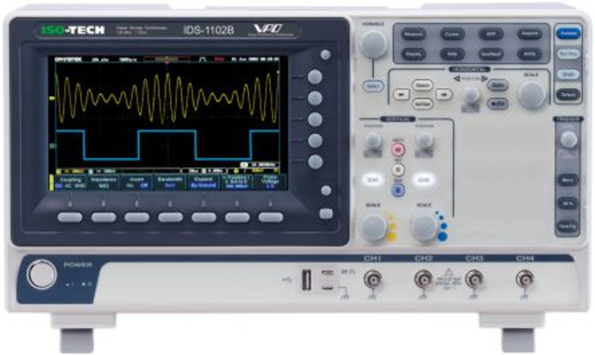 IDS Series IDS-1102B Digital Oscilloscope, Digital Storage, 2 Channels, 100MHz