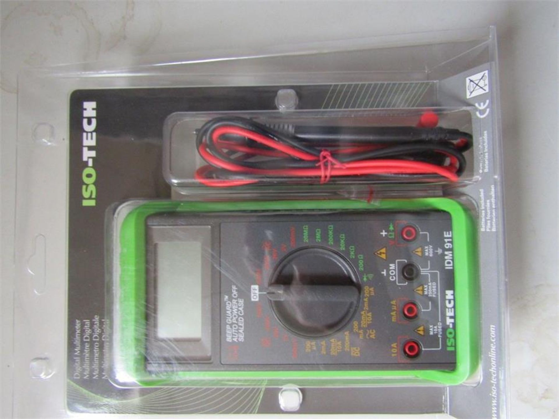 ISO-TECH IDM91E Handheld Digital Multimeter, 10A 600V - T&M 6974049