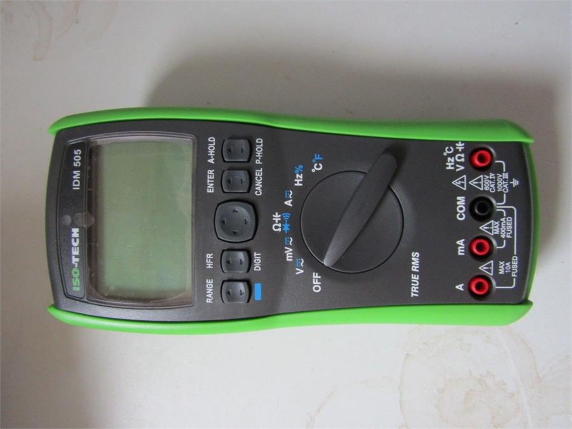 ISO-TECH IDM505 Handheld Digital Multimeter, 10A ac 1000V ac 10A dc 1000V dc - 7575113