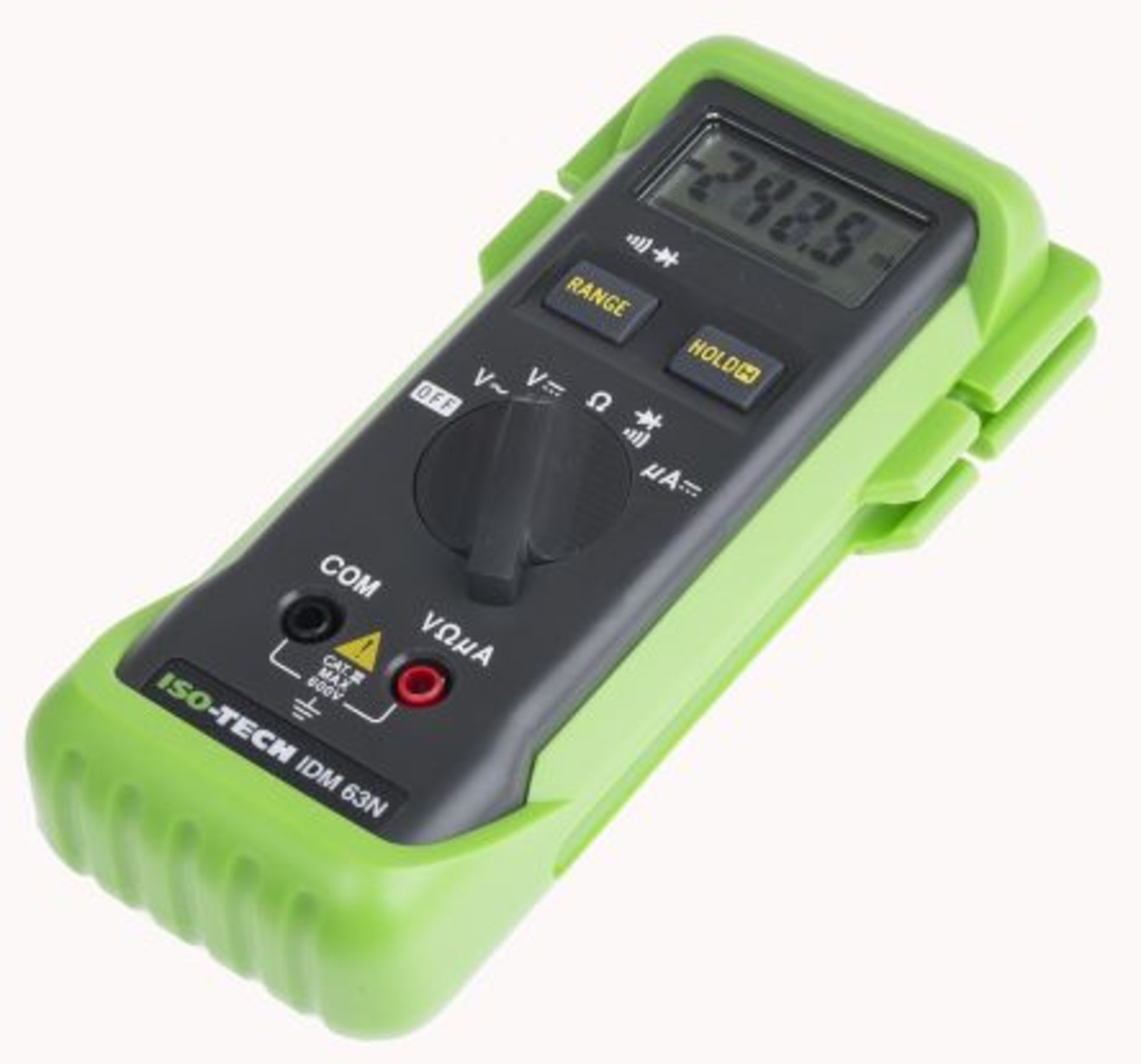 ISO-TECH IDM63N Handheld Digital Multimeter 600V ac 3mA DC 600V dc