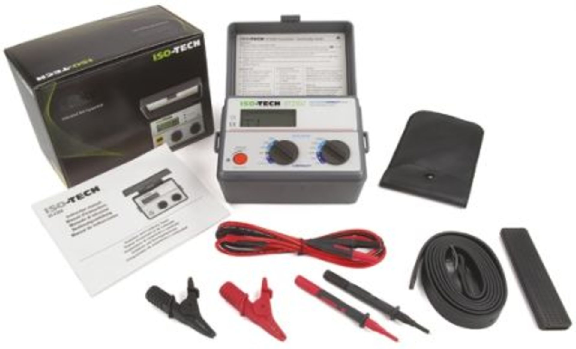 ISO-TECH IIT2302 Digital Insulation / Continuity Tester 200MΩ CAT III 300V - Bild 2 aus 3