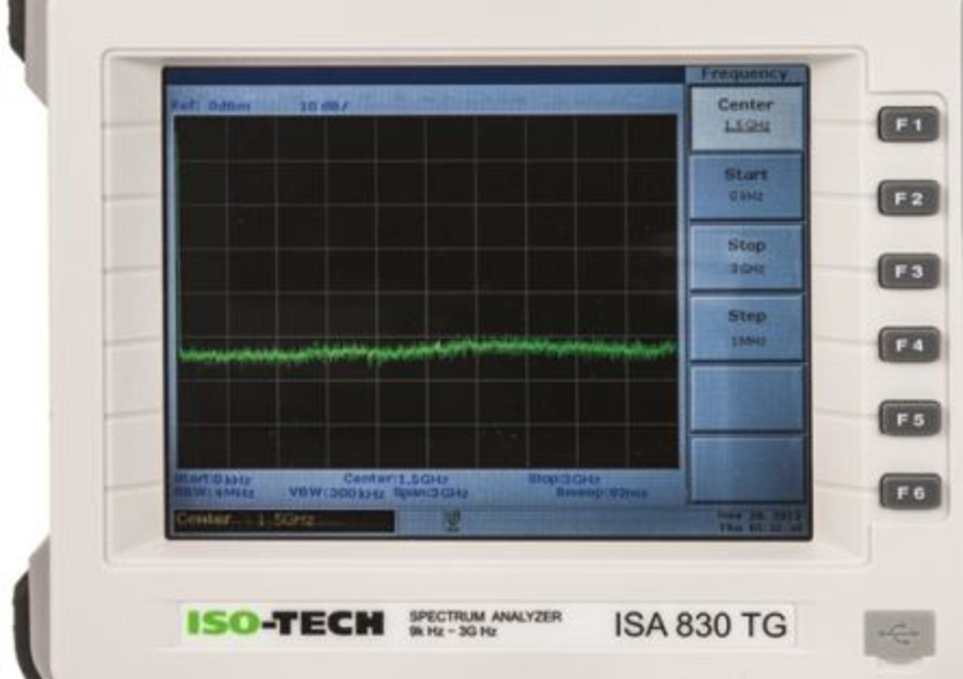 ISA 830 TG Spectrum Analyser, 6.4 in TFT, RS232 USB 9kHz - 3GHz - Image 3 of 3