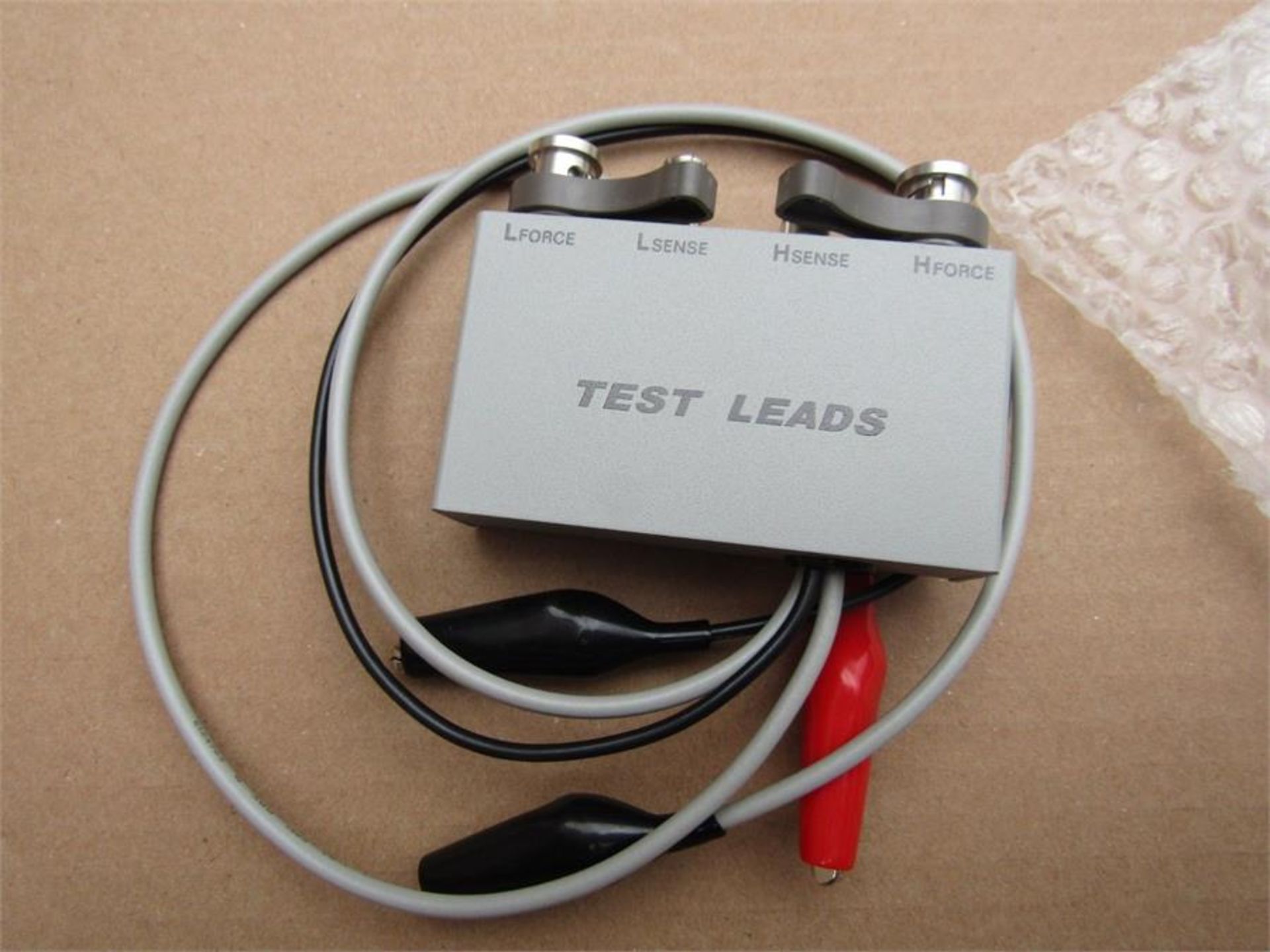 ISO-TECH LCR Test Leads - Test Fixture 2 Wire with Alligator Clips - A9 6666457