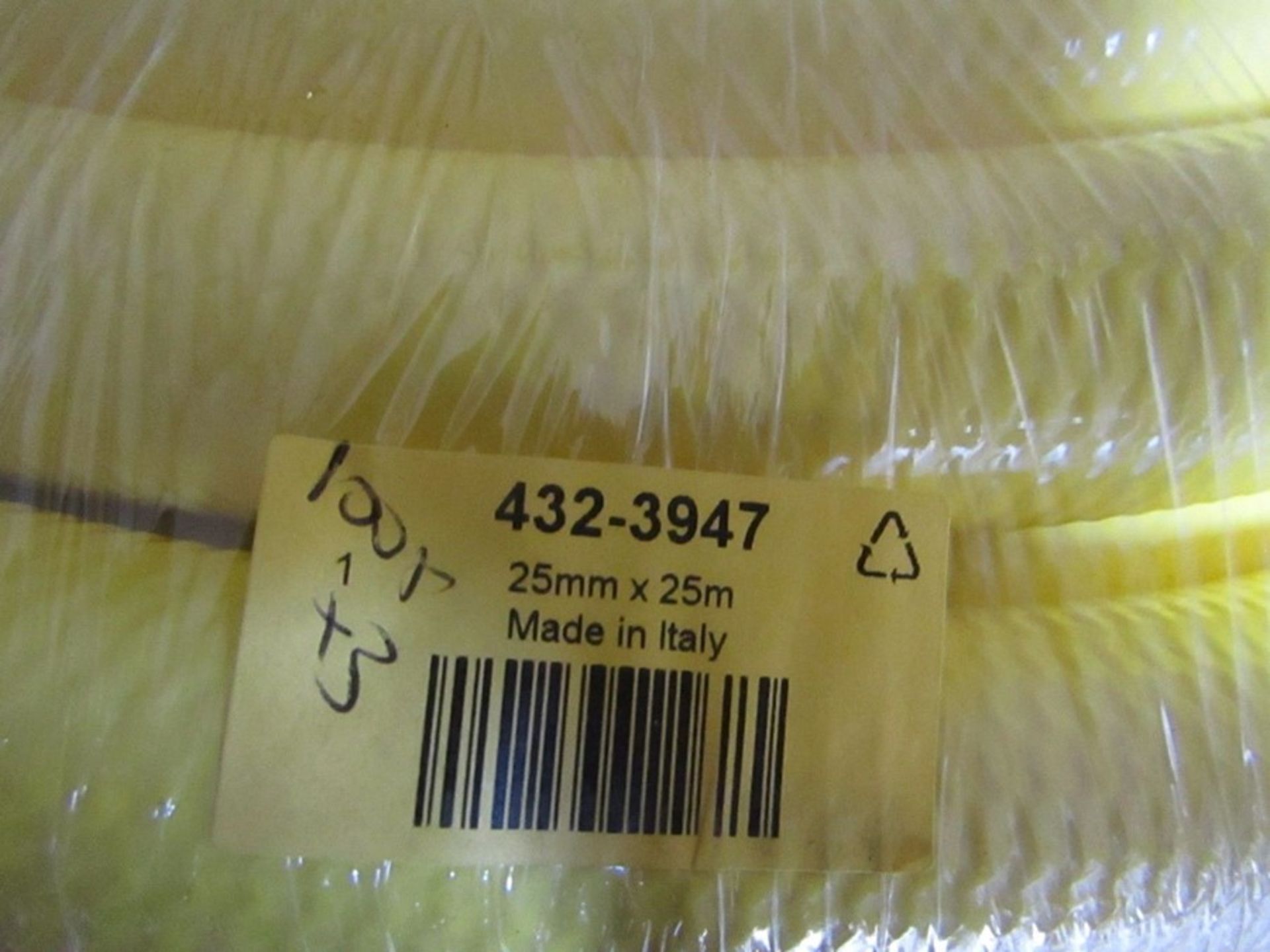 25m x Merlett Plastics Yellow PVC Flexible Hose Tubing 33mm Ext Dia 1005 4323947 - Image 3 of 3