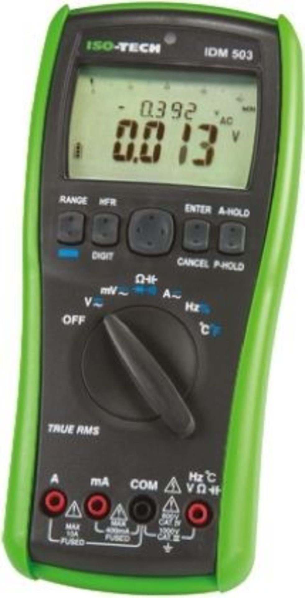 ISO-TECH IDM503 Handheld Digital Multimeter, 400mA ac 1000V ac 400mA DC 1000V dc