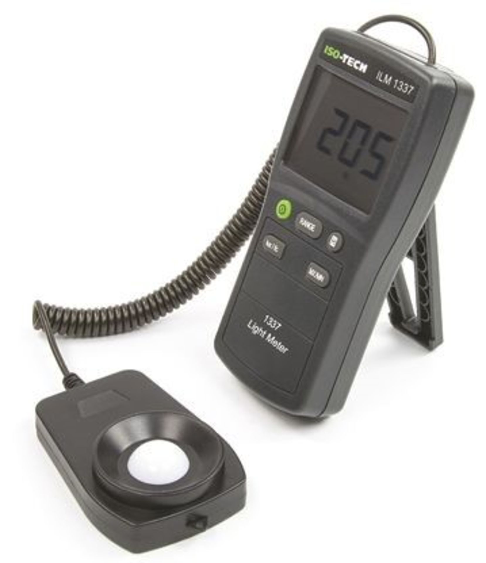 ISO-TECH ILM1337 light meter LCD display