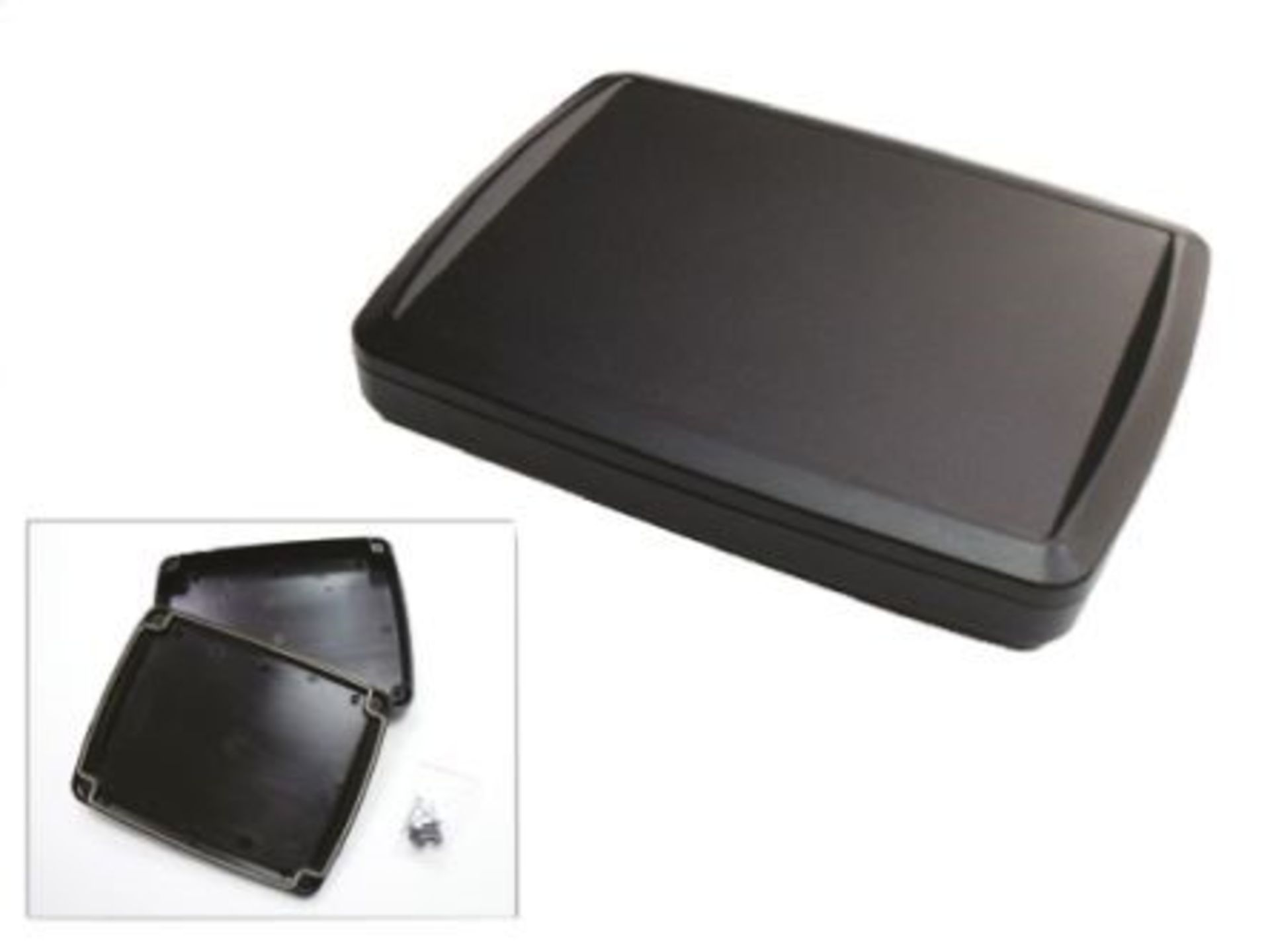 200 x Instrument Case Enclosure, ABS, Black, 190x 150 x 30mm - 7743754