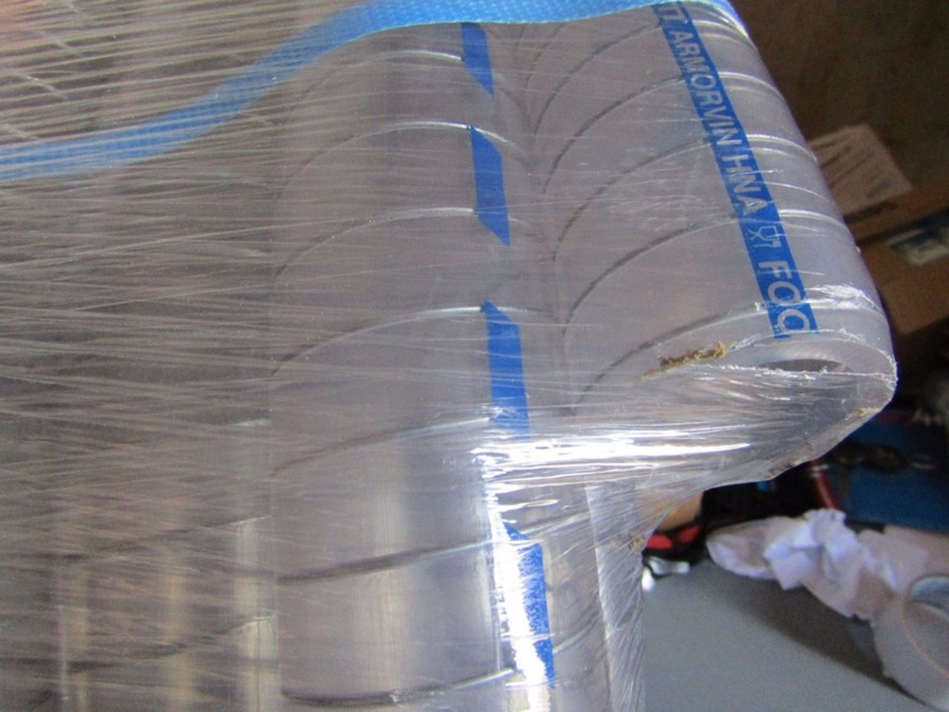 10m Long Clear PVC Ducting Reinforced Tubing, 49.4mm od / 40mm id -1005 3621981