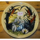 Moorcroft Plate - 10 1/4" diameter.