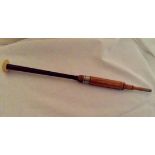 Antique Musical Bagpipe Chanter - marked David Glen&Co Edinburgh,