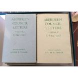 Louise B Taylor - 6 Volumes of Aberdeen Council Letters published 1942.