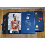 Boxed Johnnie Walker Blue Label King George V Edition Whisky.