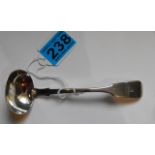 Scottish Provincial Silver George Jamesion Aberdeen Toddy Ladle - 6" long with clean bowl.