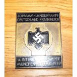 WW2 German Metal Award - 3" (76mm) x 2 3/8" ( 60mm).