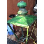 Antique Street Lamp Top - approx 40" tall.