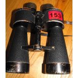 WW11 German 7 x 50 beh Binoculars with German Eagle Motif.