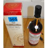 Cased Tullibardine Single Cask Edition 1986 Single Malt Whisky bottle 173/264