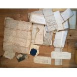 Lot of 18th/19thC documents etc relating to the McGhie Family of Trowes-Lesmaghow-Lanark.