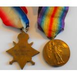 World War One Pair of Medals to the Rifle Brigade.