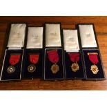 Lot of 3 Vintage 9ct Gold LNER Railway Northern Scottish Area Ambulance Medals 1923-24-25 + others.