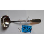 Scottish Provincial Silver Robert Keay-Perth Toddy Ladle - 5 3/4" long with clean bowl.